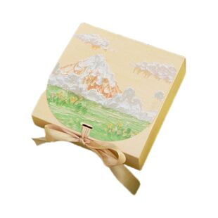 油画风礼物盒空盒子口红香水生日包装礼品盒妇女节精致包装盒礼盒