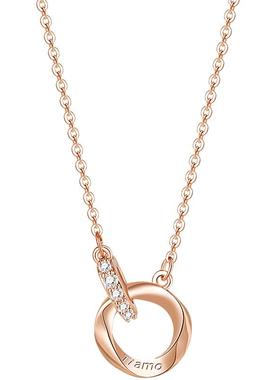 爱心莫比乌斯项链女款