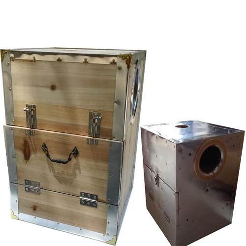 实木大型折衷鹦鹉繁殖箱抽屉式金属凯克孵化窝抗咬保暖专用巢箱