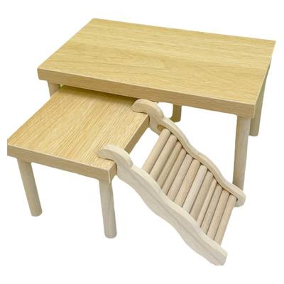 防水波浪梯造景平台加硬加厚笼子