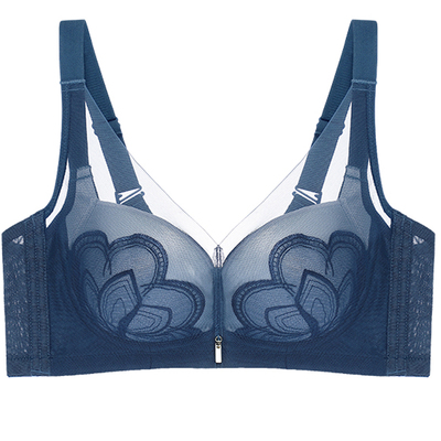 黛安芳文胸桑蚕丝无钢圈聚拢女