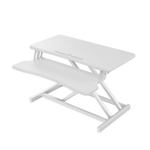 升降电脑支架站立式升降桌面工作台可站着办公桌台式显示器增高架