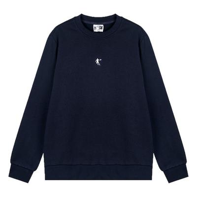 乔丹卫衣男针织圆领加绒运动长袖