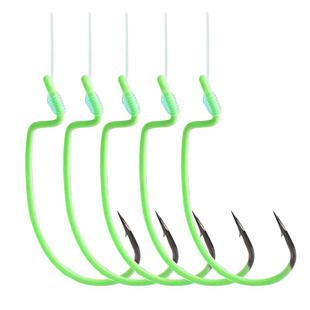 海钓鱼钩绑好成品线组9003CD夜光曲柄钩专业海钓大鱼钩锋利有倒刺