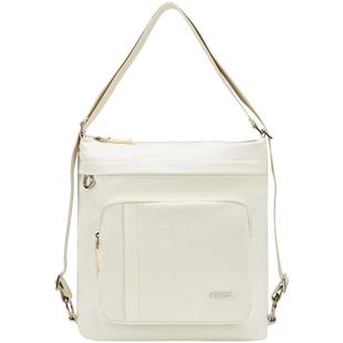 特步两用通勤大容量单肩包爬山登山女士休闲斜挎包短途旅行双肩包