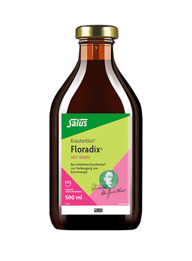 Salus德国铁元绿铁液补铁血500ml