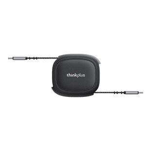 【便携可伸缩】联想thinkplus轻锋伸缩快充数据线240W 1.2m编织线双Type-C充电线