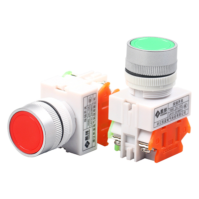 自复位按钮开关平头常开常闭