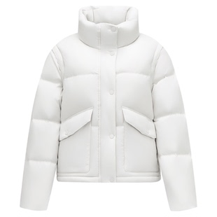 商场同款|轻松森马 x Marcus联名款羽绒服女冬90绒子2025新款外套