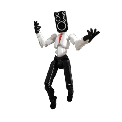 音响人VS马桶人dummy13超可动diy帅气便宜通用磁性以上网红玩具