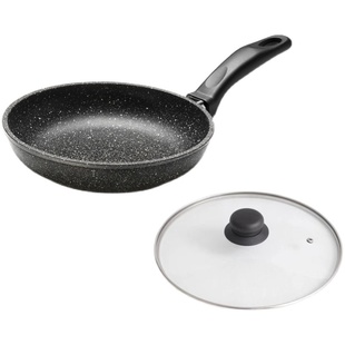HARDCOOK无油烟不粘锅炒锅电陶炉煤气平底锅煎锅耐高温意大利进口