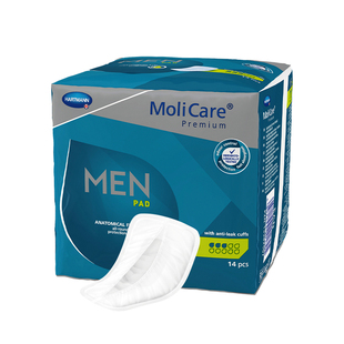 Molicare安加适进口男士漏尿专用卫生巾吸水巾男用防漏尿垫姨父巾