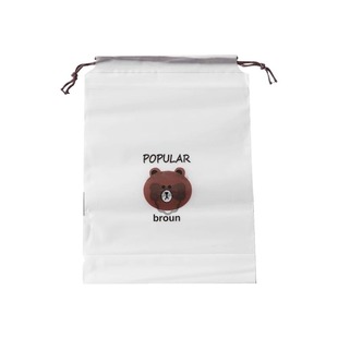 鞋子收纳袋防尘防潮抽绳束口袋学生宿舍整理鞋袋出门旅行自封袋子