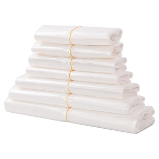 食品级塑料袋超市手提袋外卖打包一次性透明方便袋家用水果加厚