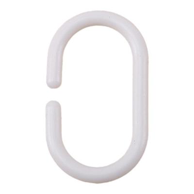 家用浴室窗帘C型吊环活扣