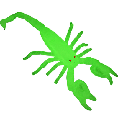 夜光软胶蝎子玩具包邮