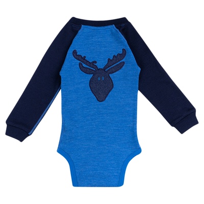 WOOLLAND宝宝秋款纯羊毛哈衣