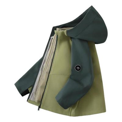 儿童户外防水防风加厚软壳冲锋衣