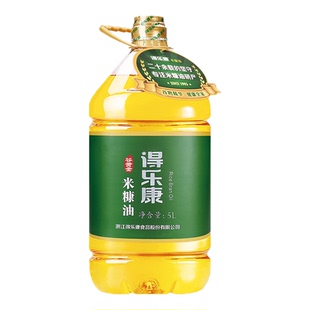 得乐康谷黄金米康油5升*4桶稻米油富含维谷素食用油新日期