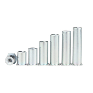 蓝白锌压铆螺柱 盲孔压铆螺母柱 BSO-3.5 碳钢压板螺柱 M3M4M5M6