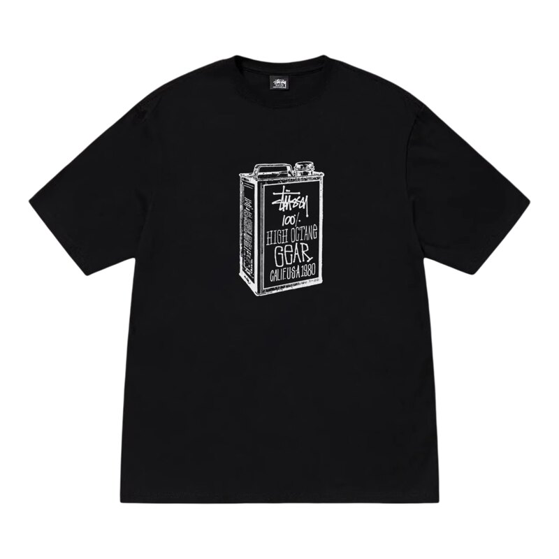 Stussy25SS汽油桶印花短袖T恤