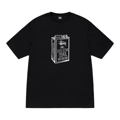 Stussy25SS汽油桶印花短袖T恤
