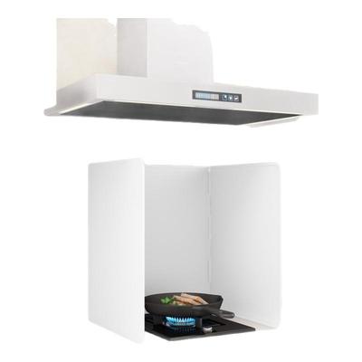 厨房挡油板煤气灶台耐高温折叠防油挡板板炒菜防溅油烟机隔热挡板