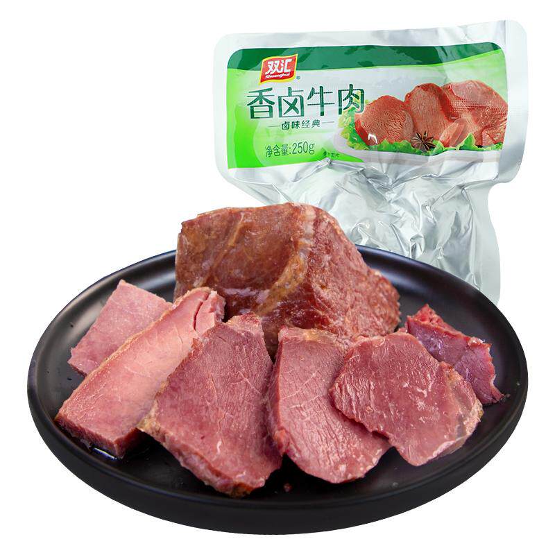 双汇熟食香卤牛肉酱牛肉即食下酒菜早餐真空独立包装休闲零食小吃