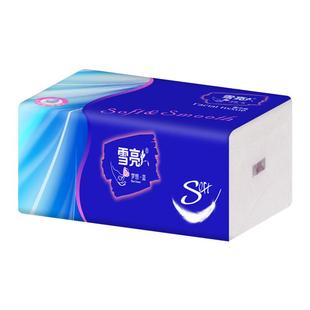 雪亮抽纸36包原生木浆母婴家用实惠纸巾擦手纸可湿水餐巾纸卫生纸