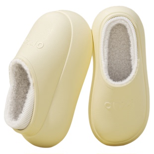 2025新款棉拖鞋女款包跟棉鞋秋冬月子鞋防水孕妇产后10月11月厚底