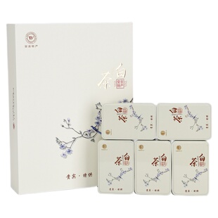 现货2025年茶二叔新茶安吉特产白茶正宗250g送礼盒装绿茶茶叶特级