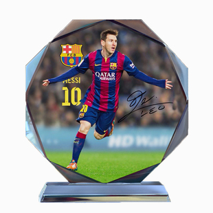 C罗纪念品梅西手办内马尔哈兰德布劳内公仔莱万姆巴佩萨拉赫玩偶