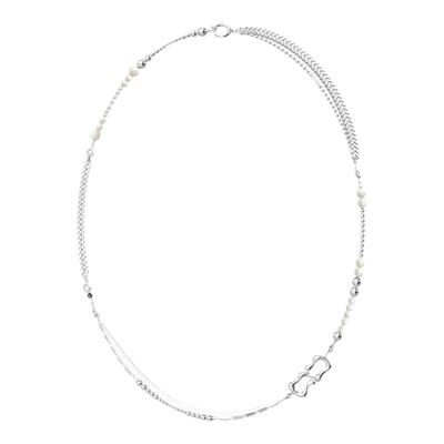 KVK2024秋冬爆款白玉毛衣链