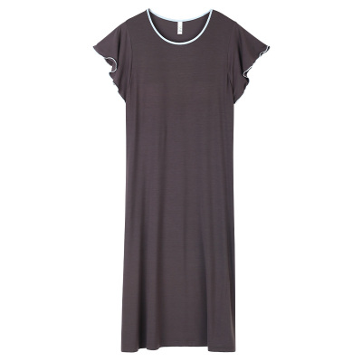 轩靓春夏季莫代尔女士睡裙