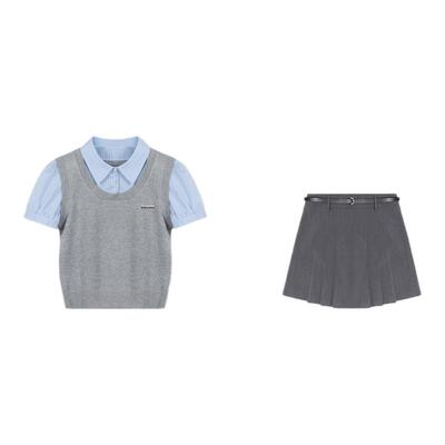 乔拉【美德高校】学院风两件套装