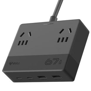 公牛床头插座多功能智能扩展插板 充电插线板移位器 卧室收纳插排