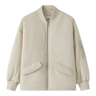 Marc O'Polo/MOP25春秋季新款简约设计棒球领飞行夹克棉服外套女