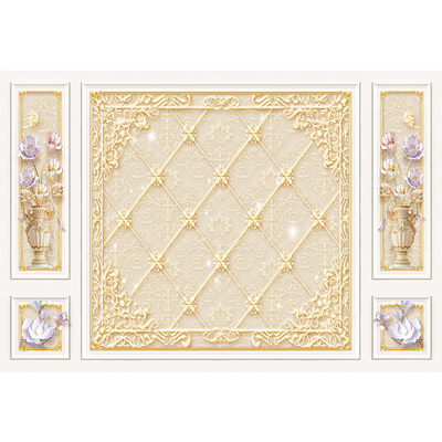 8D立体电视背景墙壁纸上门安装