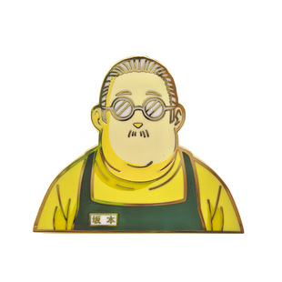 日本动漫坂本日常金属徽章 坂本太郎书包装饰配件胸针pins