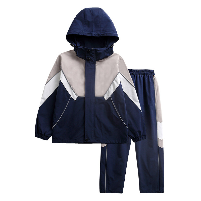 中小学生校服春秋装幼儿园园服冲锋衣三件套装儿童班服秋冬运动服