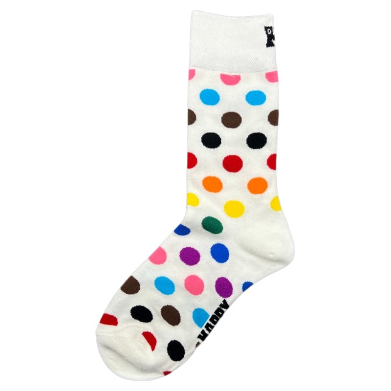 happysocks袜子女多巴胺条纹波点