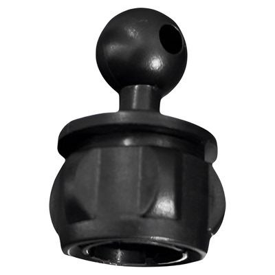 铝合金车载支架17mm连接球头延长杆手机导航汽车配件1/4万向弯头