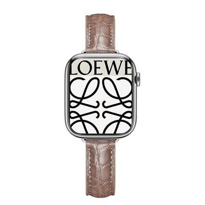 iwatchs9/10进口鳄鱼皮表带