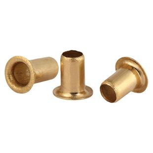 M0.9m1.3m22.5456纯铜眼鸡扣铆钉过孔铜扣空心铜件单机管冲头工具