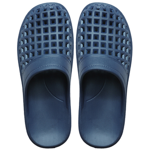 防滑拖鞋老年人男2025新款夏季家居室内卫生间洗澡包头凉拖鞋男款