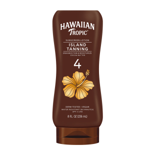 Hawaiian Tropic户外美黑助晒乳液236mlSPF4防水防汗古铜滋润清爽