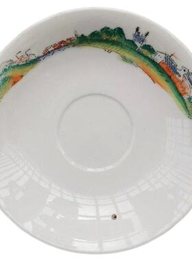 粉彩瓷器小盘醴陵国光特价70年代