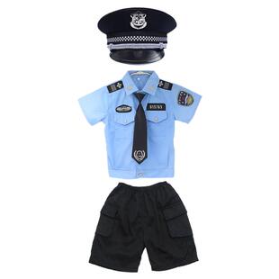 小特警套装小警察衣服男儿童装备冲锋枪玩具小孩特种兵军装服仿真