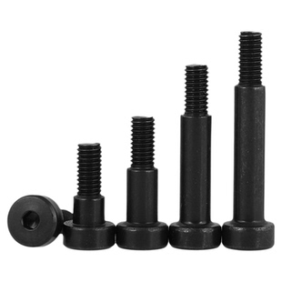 黑色304不锈钢内六角塞打螺丝轴肩等高限位螺栓螺钉M3M4M5M6M8M10