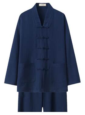 武当道装传统三宝亚麻道士服
